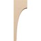 Ekena Millwork 6"W x 12"D x 36"H Thin Huntington Rough Cedar Woodgrain TimberThane Corbel, Primed Tan CORUR06X12X36HUNRCPR - alternate 3